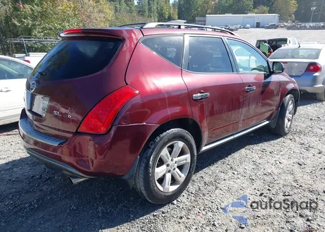 2006 Nissan Murano Sl from USA, damaged, VIN JN8AZ08W86W530844